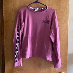 Pink crew neck